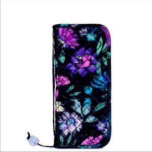 NWT: LUG COSMETIC BAG - SLEEPER BRUSH HOLDER- BLOOM BLACK